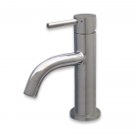 Lavatory Faucet, Polished Stainless Steel