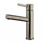 Kitchen Faucet, Brushed Stainless Steel