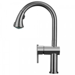 Faucet Single-Hole with Pull Down Spray Head