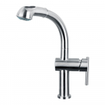 Faucet Single-Hole with Pull Down Spray Head