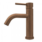 Faucet Solid Lever Elevated Lavatory, Copper