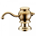 Soap-Lotion Dispenser 3-3/4", Antique Brass
