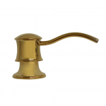 Soap Dispenser 3-1/2", Polished Brass