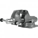 Machinist 3" Jaw Round Channel Vise with Swivel Base