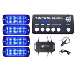 Tactical 24 Series LED Strobe Lights Set, Blue