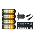 Tactical 24 Series LED Strobe Lights, White/Amber