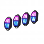 RGB-W Rock Multi-Color LED Lights 4 Pcs