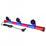 7 Series 31" LED Strobe Light Bar, Red/Blue
