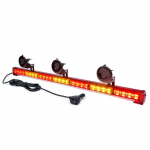 7 Series 31" LED Strobe Light Bar, Red/Yellow