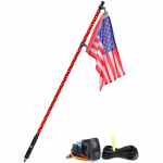 Twister Series LED Flag, Red, Pc1