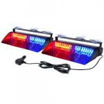 Unmarked Series Dual LED Strobe Lights, Red/Blue
