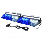 Unmarked Series Dual LED Strobe Lights, White/Blue