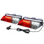 Unmarked Series Dual LED Strobe Lights, White/Red