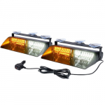 Unmarked Series Dual LED Strobe Lights, White/Yellow