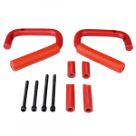 Red Front and Rear Grab Handles