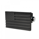 Aluminum Trailer Hitch Cover with American Flag