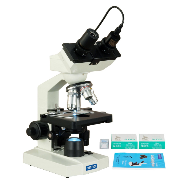 Buy OMAX M82EZC03S, Binocular Compound Microscope with USB Camera